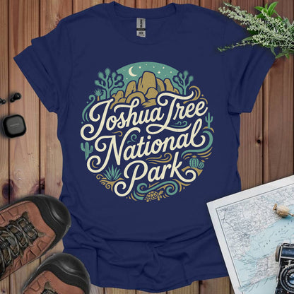 Joshua Tree National Park Curved Graphic T-Shirt