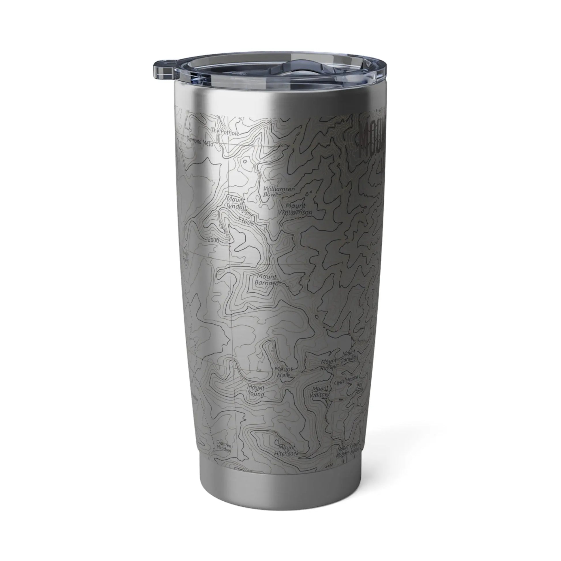 Mount Whitney District Topographic Tumbler 20oz Tumbler Printify