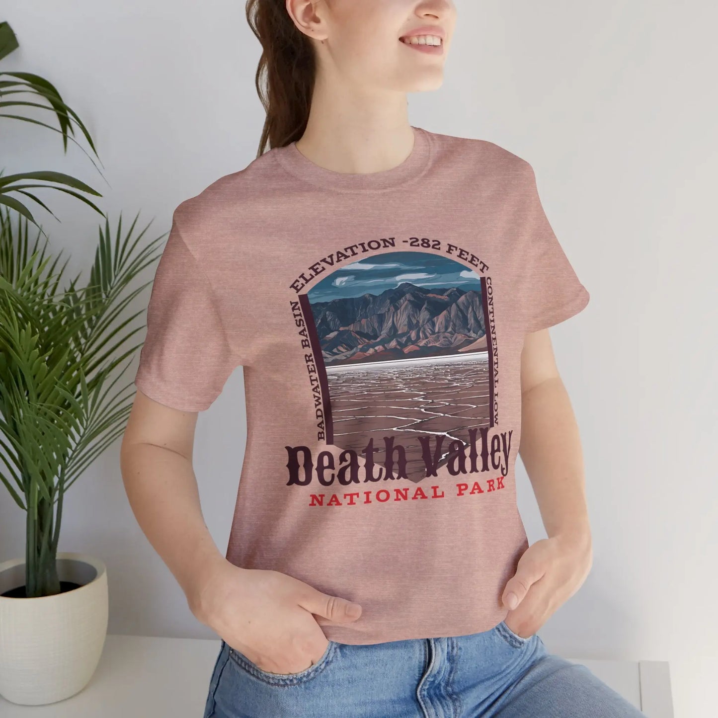 Death Valley National Park Badwater Basin T-shirt T-Shirt Printify