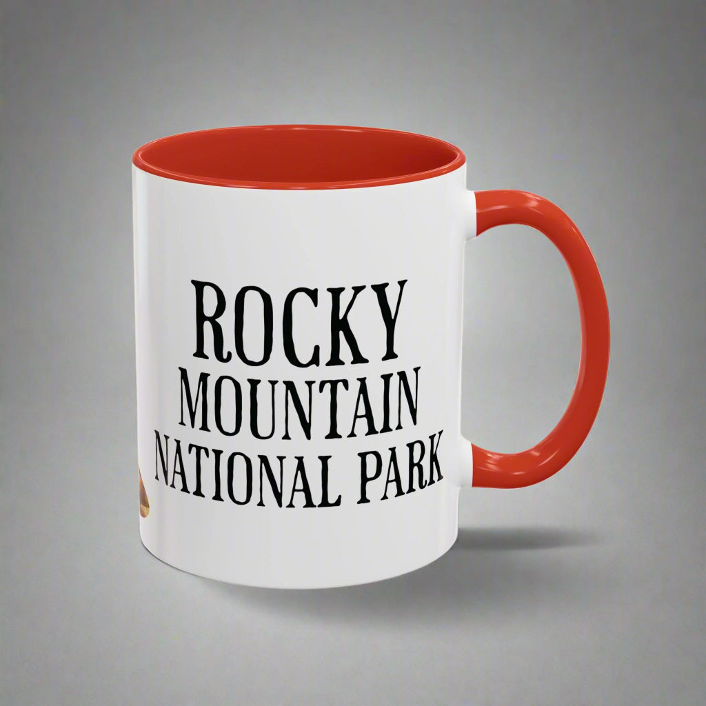 Rocky Mountain Park Marmot Colored Mug Mug Printify