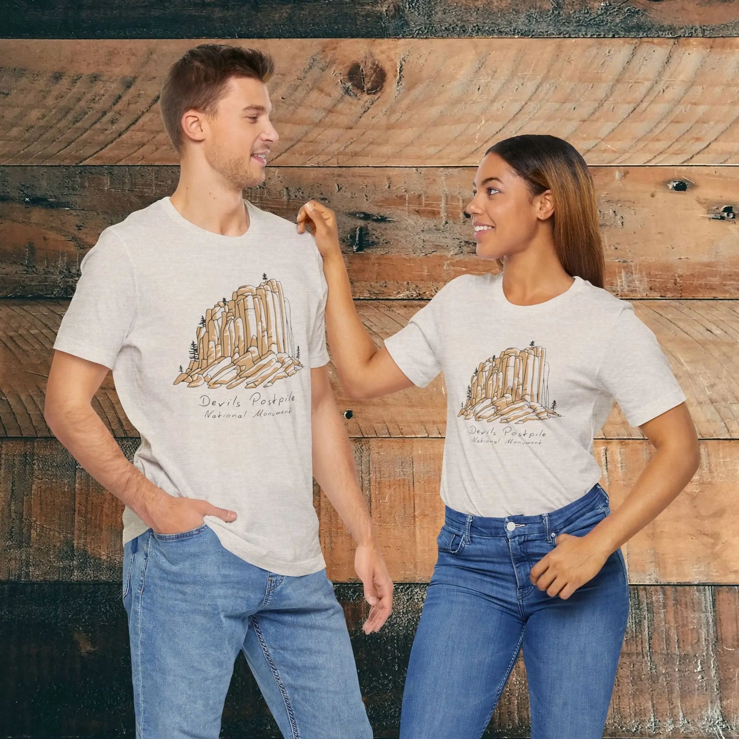 Devils Postpile National Monument Unisex T-shirt Mammoth Lakes California T-Shirt Printify