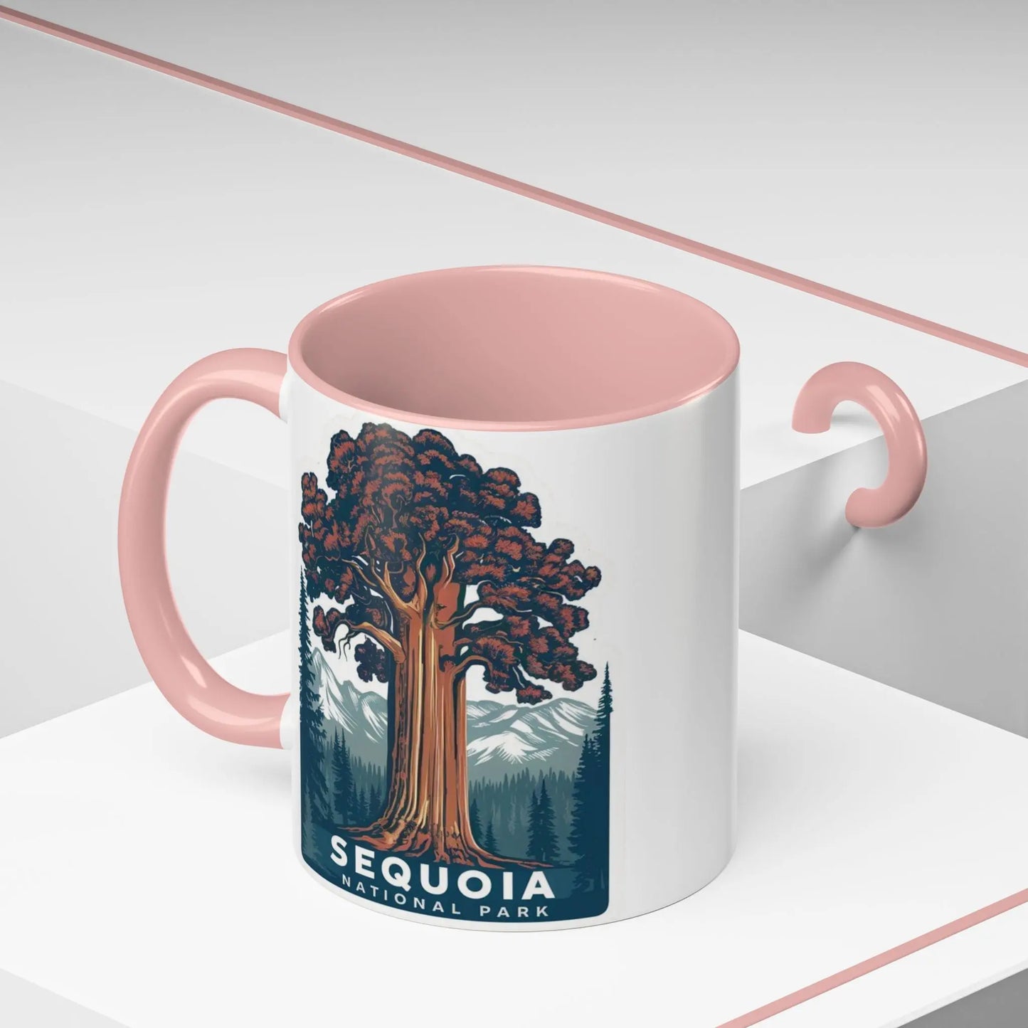 Sequoia National Park Big Tree Coffee Mug Mug Printify