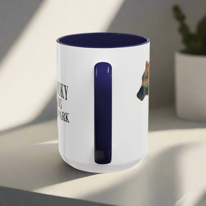 Smoky Mountains Bear Colored Mug Mug Printify