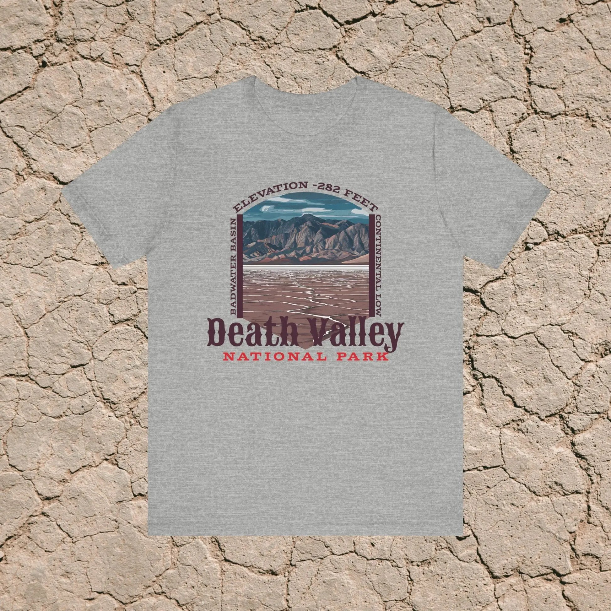 Death Valley National Park Badwater Basin T-shirt T-Shirt Printify