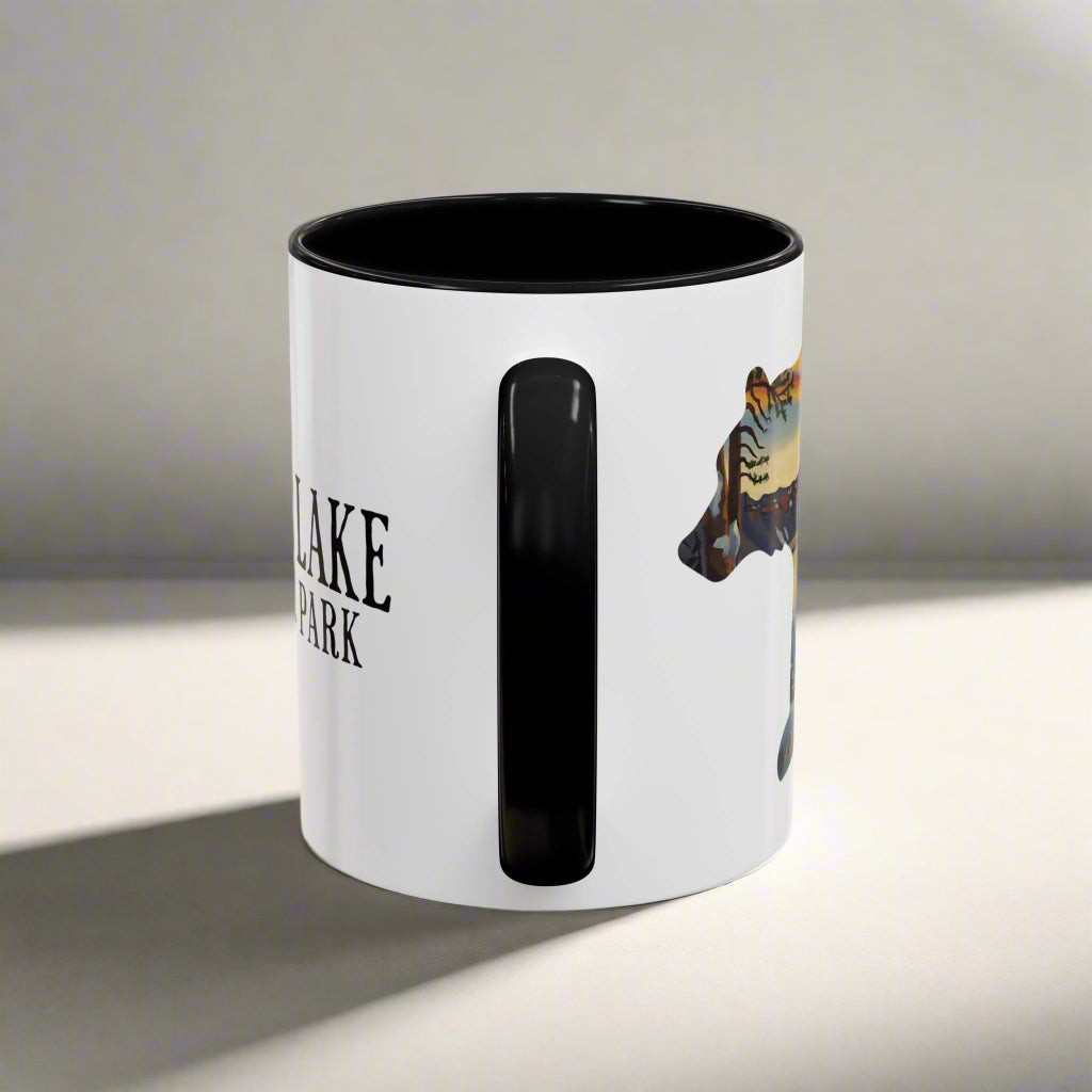 Crater Lake Bear Colored Mug Mug Printify