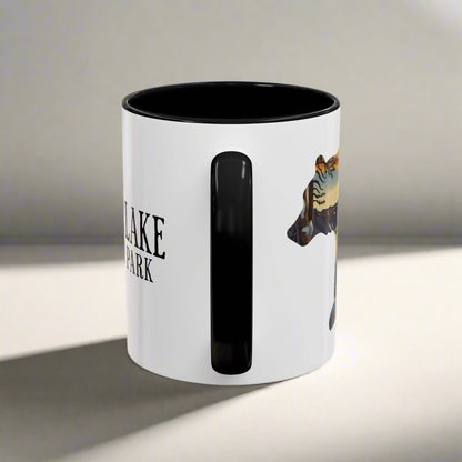 Crater Lake Bear Colored Mug Mug Printify