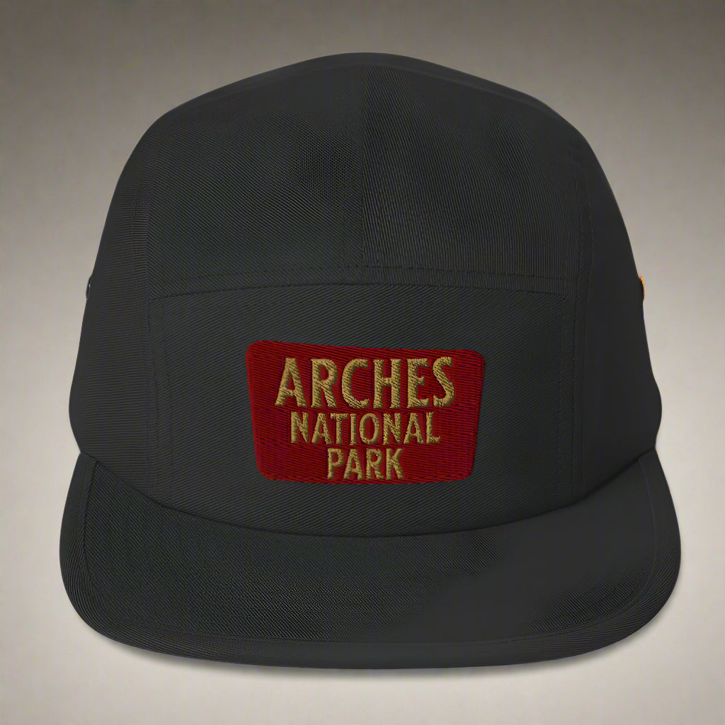 Arches National Park 5-Panel Hat hat Park Service Apparel Black