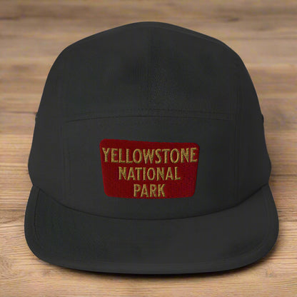 Yellowstone 5-Panel Hat hat Park Service Apparel Black