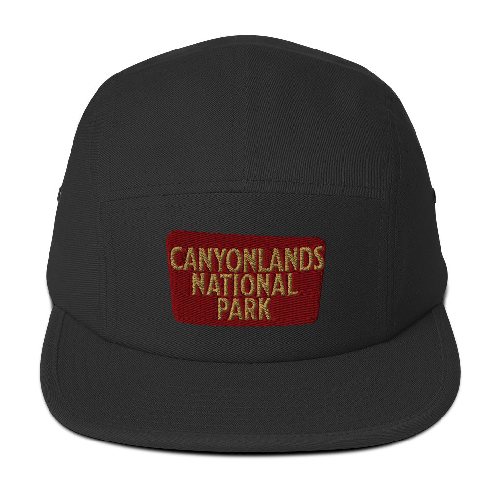 Canyonlands 5-Panel Hat Beanie Park Service Apparel Black