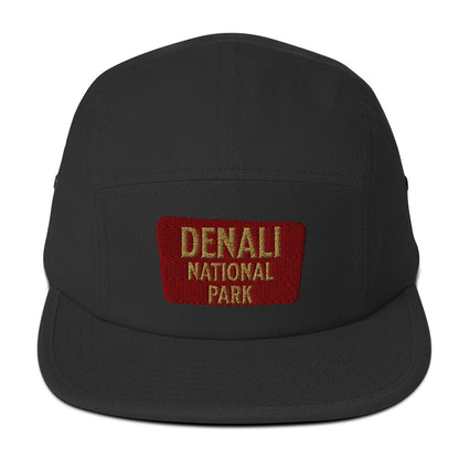 Denali National Park 5-Panel Hat hat Park Service Apparel Black