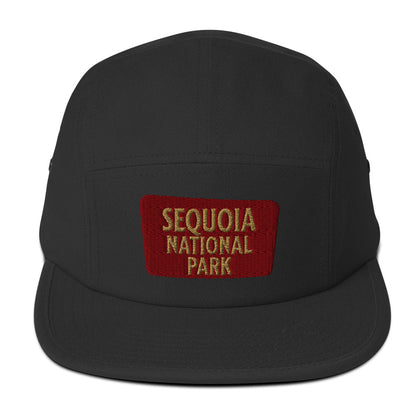 Sequoia National Park 5-Panel Hat hat Park Service Apparel Black