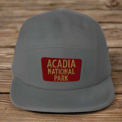 Acadia National Park 5-Panel Hat hat Park Service Apparel Grey