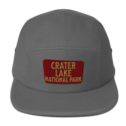 Crater Lake National Park 5-Panel Hat hat Park Service Apparel Grey