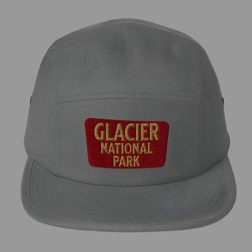 Glacier National Park 5-Panel Hat hat Park Service Apparel Grey