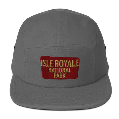 Isle Royale National Park 5-Panel Hat hat Park Service Apparel Grey