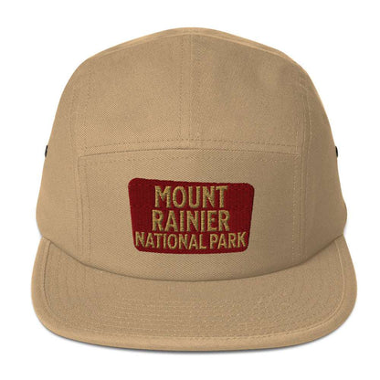 Mount Rainier National Park 5-Panel Hat hat Park Service Apparel Khaki
