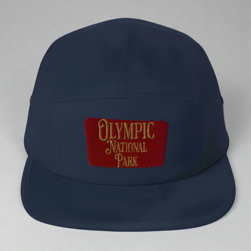 Olympic National Park 5-Panel Hat Beanie Park Service Apparel Navy