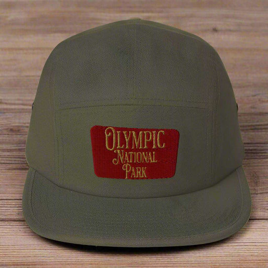 Olympic National Park 5-Panel Hat Beanie Park Service Apparel Olive