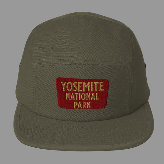 Yosemite National Park 5-Panel Hat hat Park Service Apparel Olive