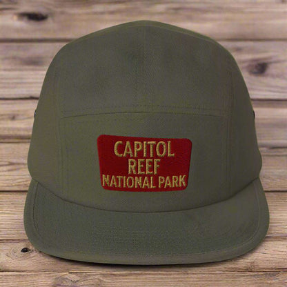 Capitol Reef National Park 5-Panel Hat hat Park Service Apparel Olive