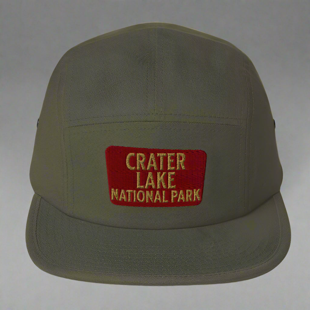 Crater Lake National Park 5-Panel Hat hat Park Service Apparel Olive