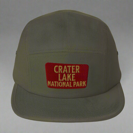 Crater Lake National Park 5-Panel Hat hat Park Service Apparel Olive