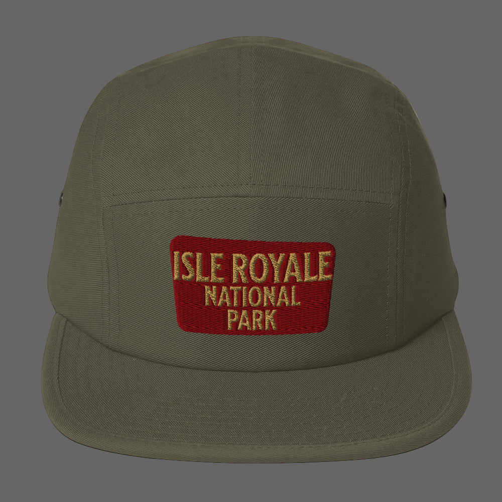 Isle Royale National Park 5-Panel Hat hat Park Service Apparel Olive