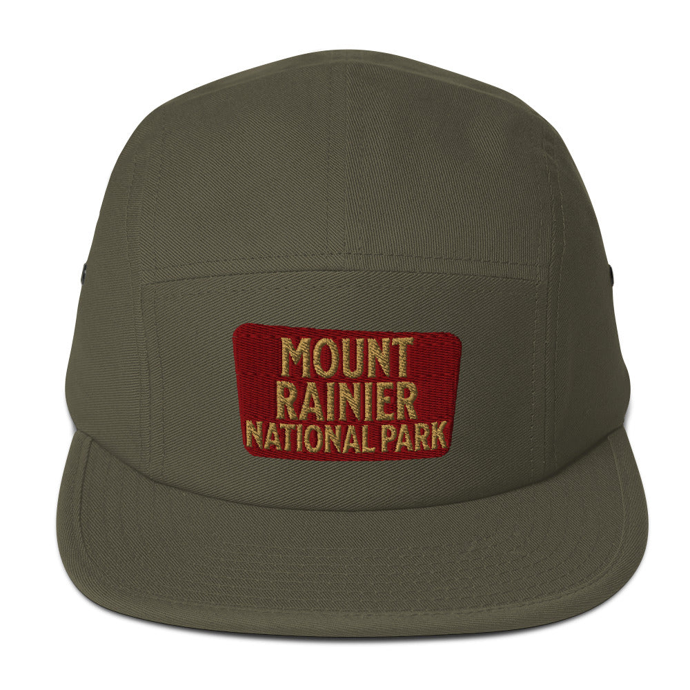 Mount Rainier National Park 5-Panel Hat hat Park Service Apparel Olive