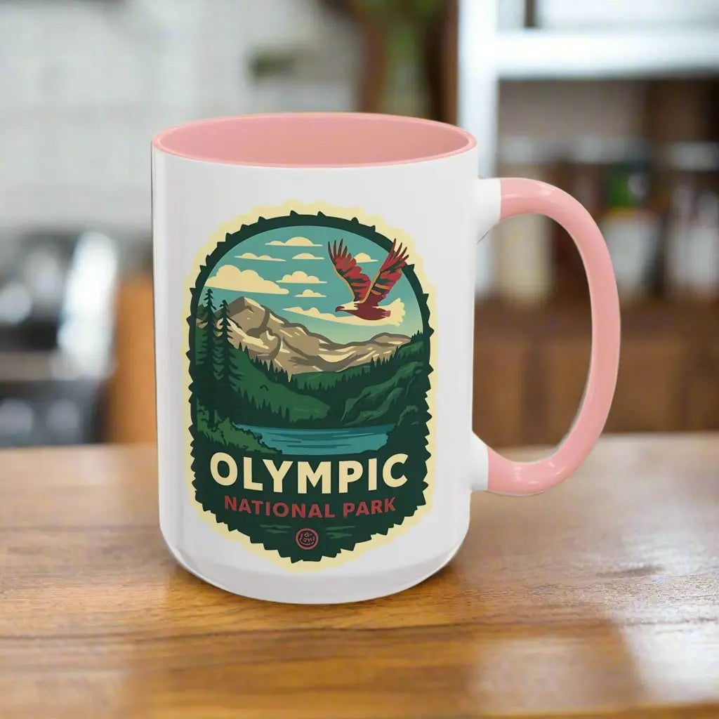 Glacier National Park Accent Coffee Mug 11oz 15oz Mug Printify