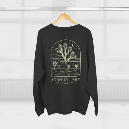 Joshua Tree National Park Unisex Crewneck Sweatshirt Twilight Art Sweatshirt Printify