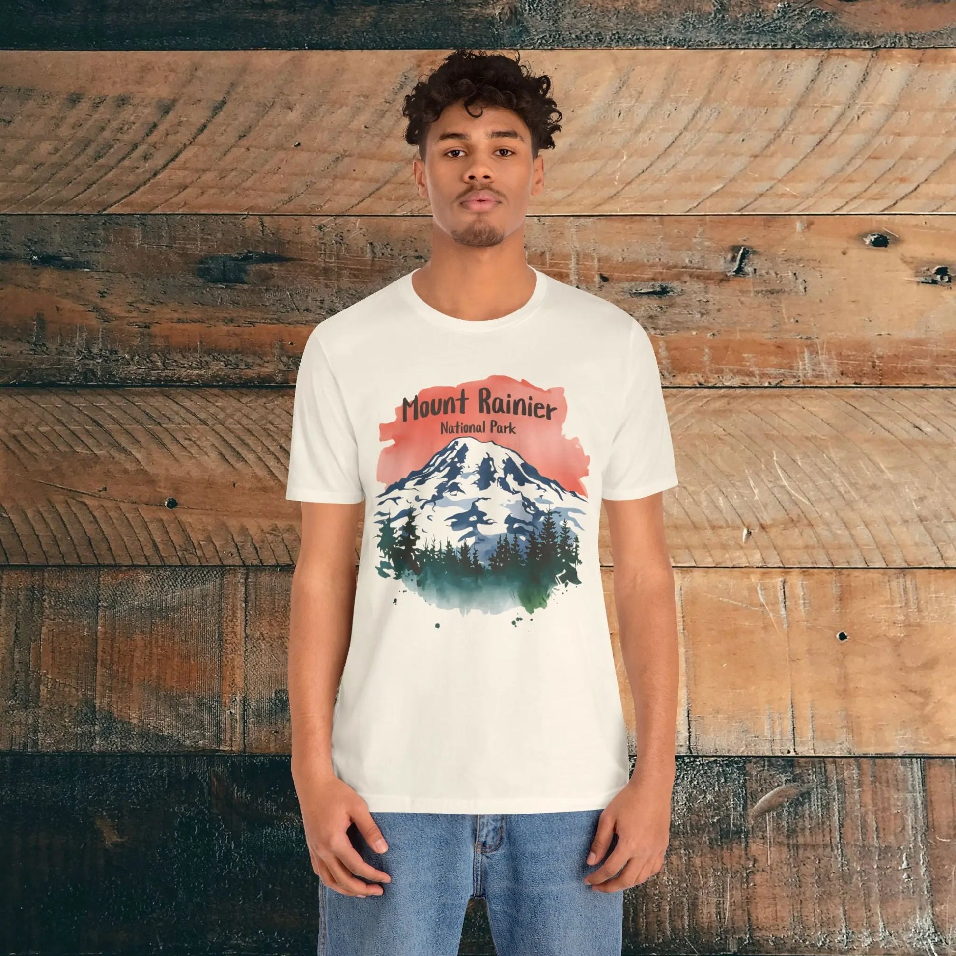 Mount Rainier National Park Unisex T-Shirt T-Shirt Printify