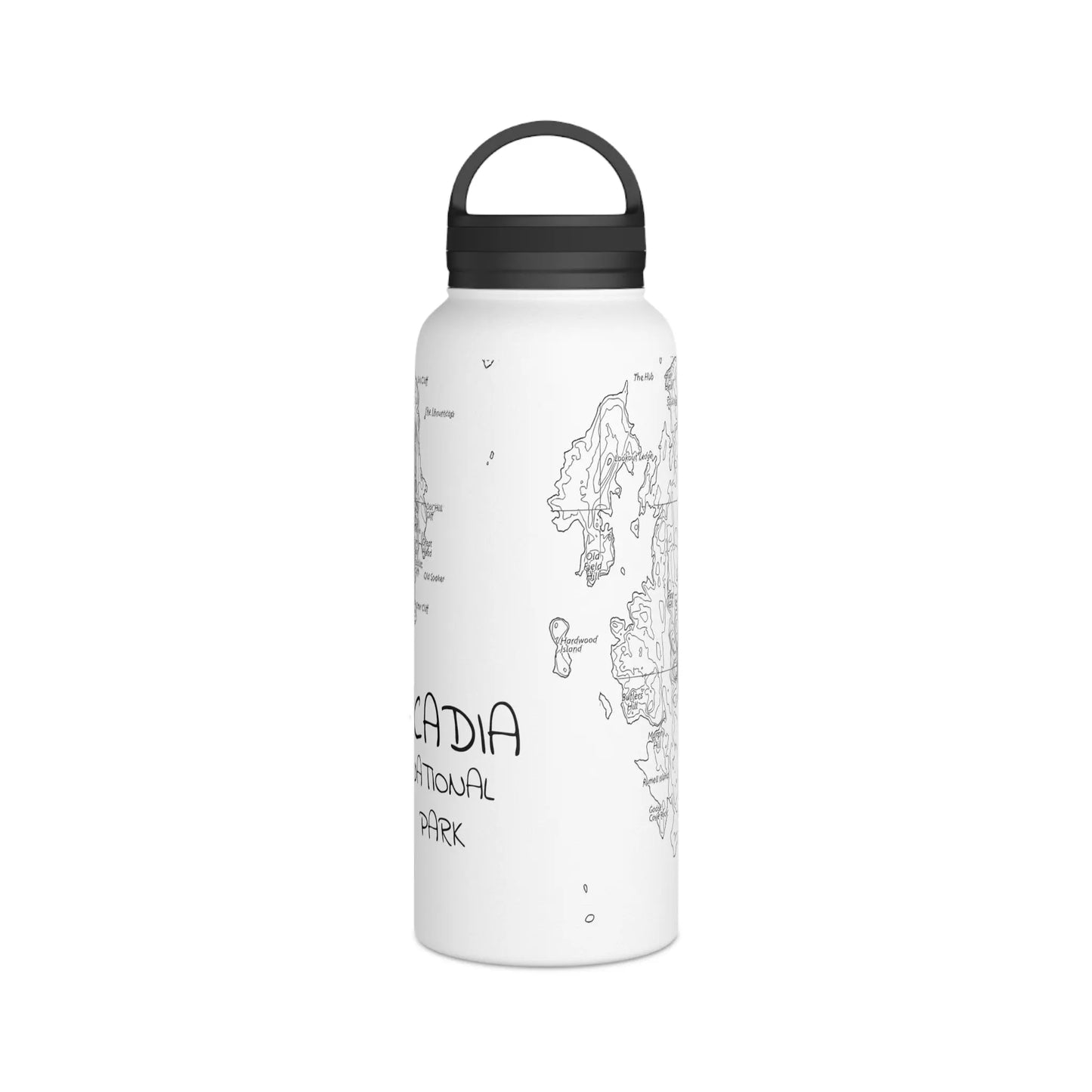Acadia National Park Stainless Steel Water Bottle (3 Sizes, 3 Lid Styles) Mug Printify