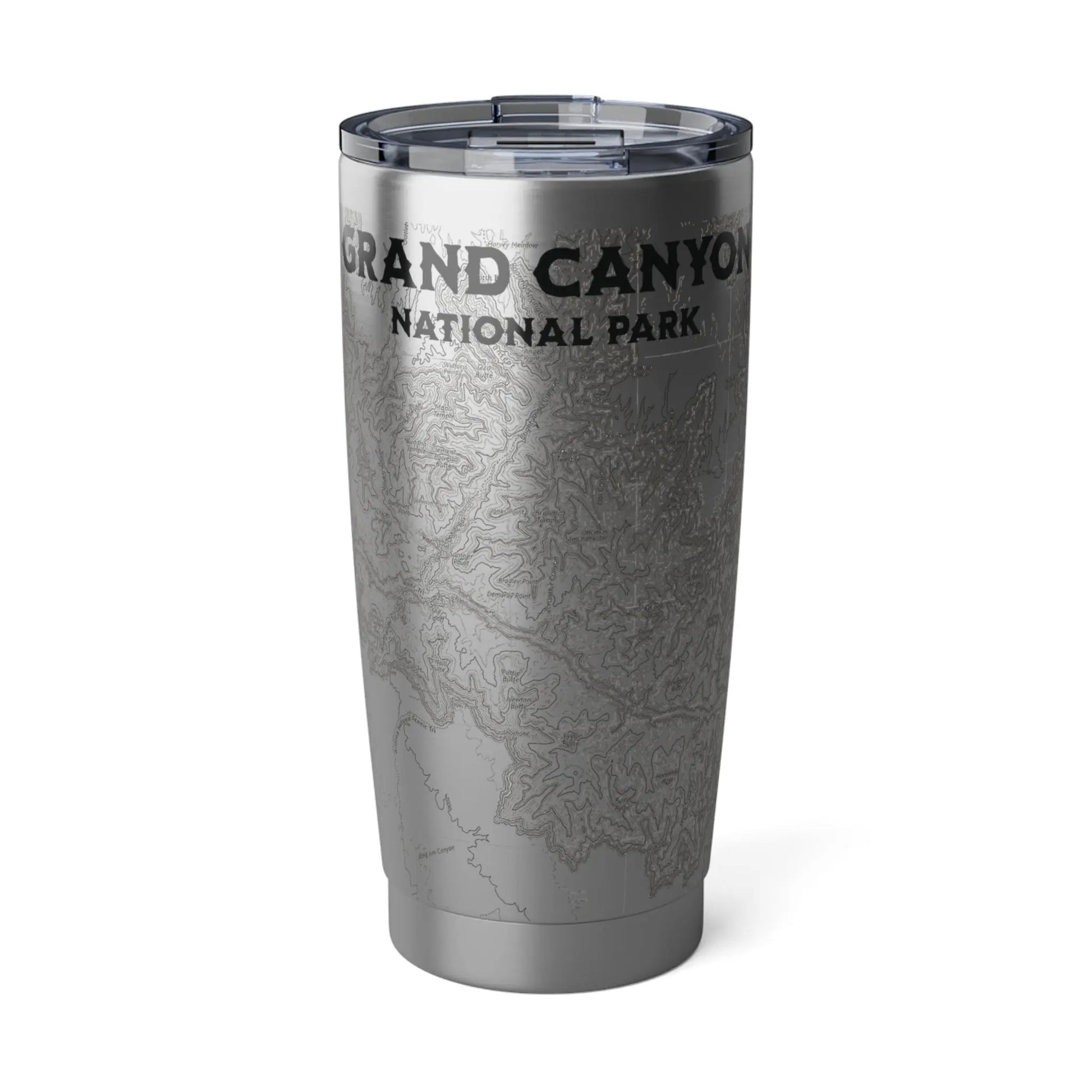 Grand Canyon National Park Topographic Tumbler 20oz Mug Printify