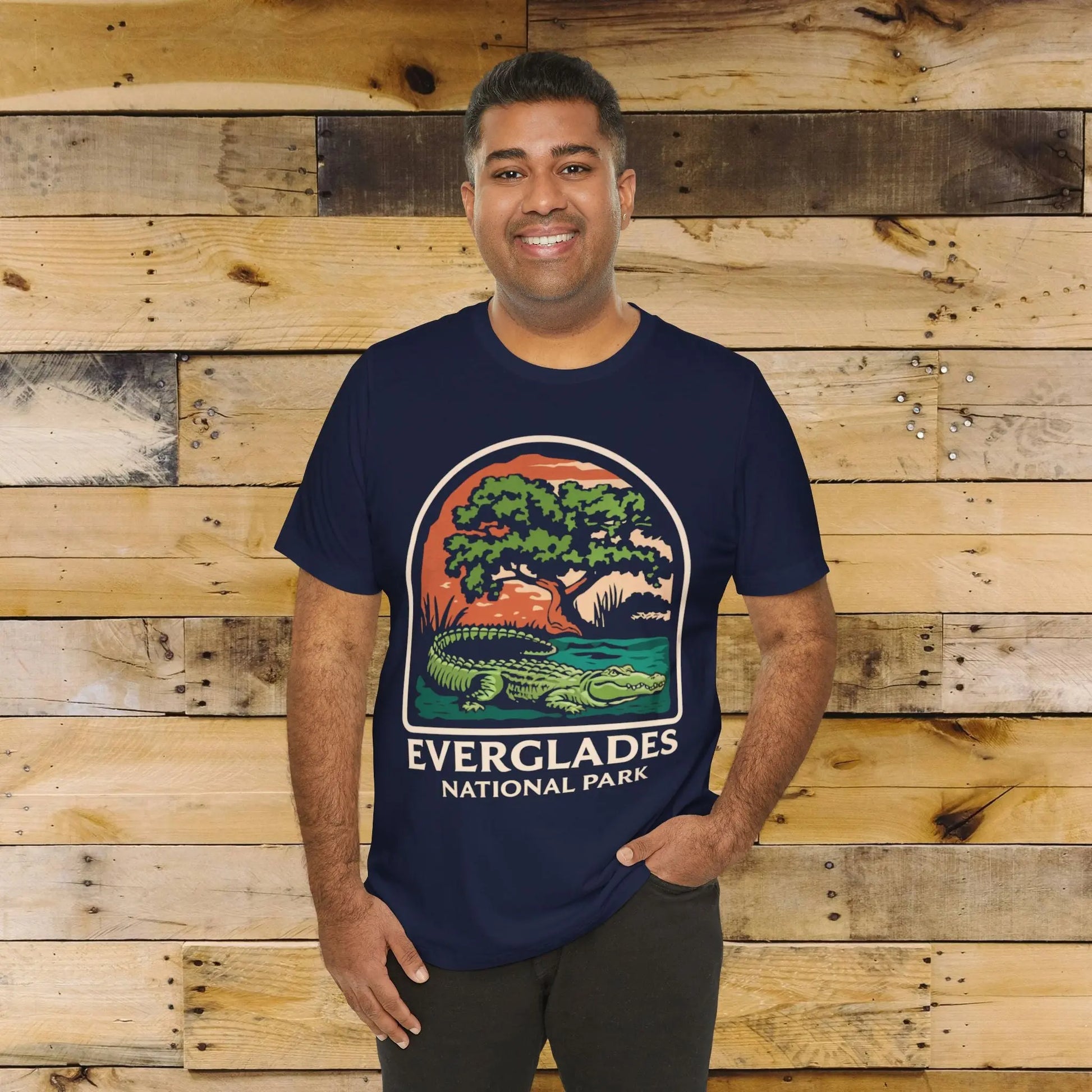 Everglades National Park Unisex Fit T-Shirt Alligator Tee T-Shirt Printify