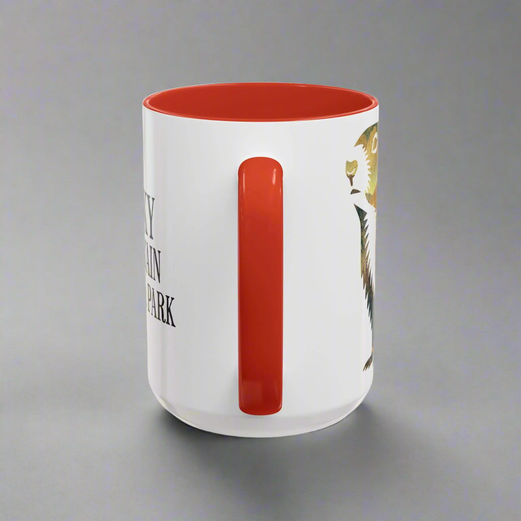 Rocky Mountain Park Marmot Colored Mug Mug Printify