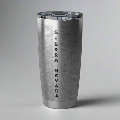 Kings Canyon National Park Topographic Insulated Tumbler 20oz California Sierra Nevada Mug Printify