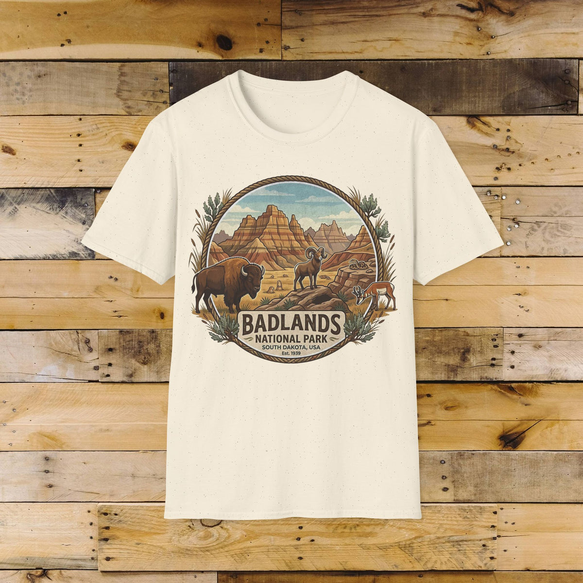 Badlands National Park Emblem T-Shirt