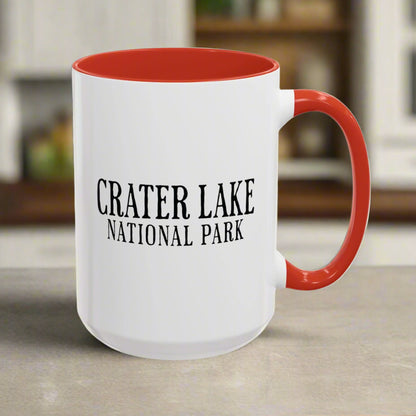 Crater Lake Bear Colored Mug Mug Printify