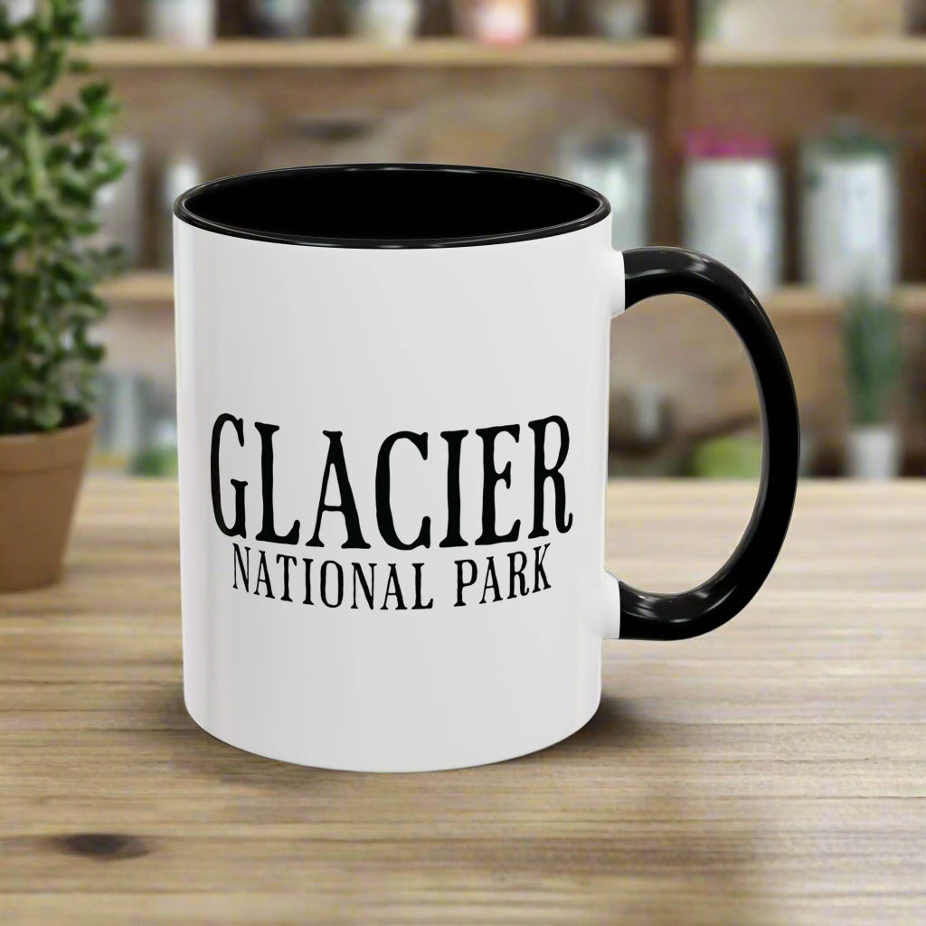 Glacier National Park Big Horned Sheep Colored Mug Mug Printify