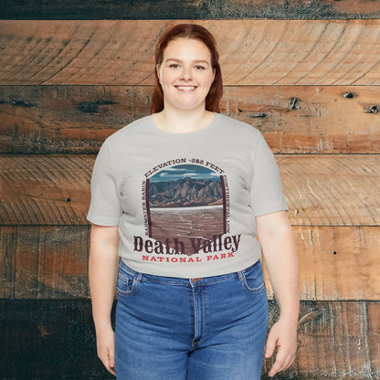 Death Valley National Park Unisex Jersey Tee Airlume Cotton Badwater Basin - Park Service Apparel