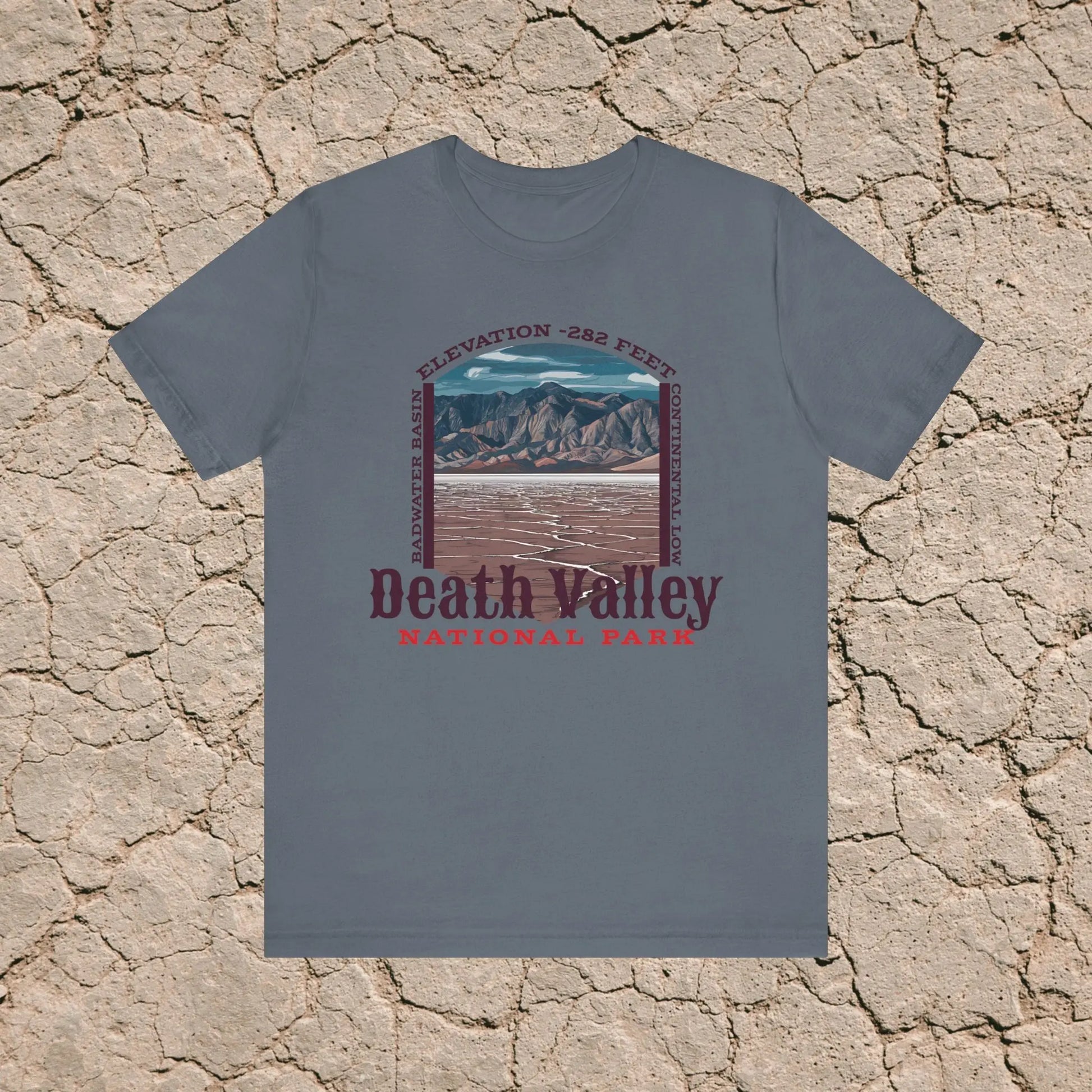 Death Valley National Park Badwater Basin T-shirt T-Shirt Printify