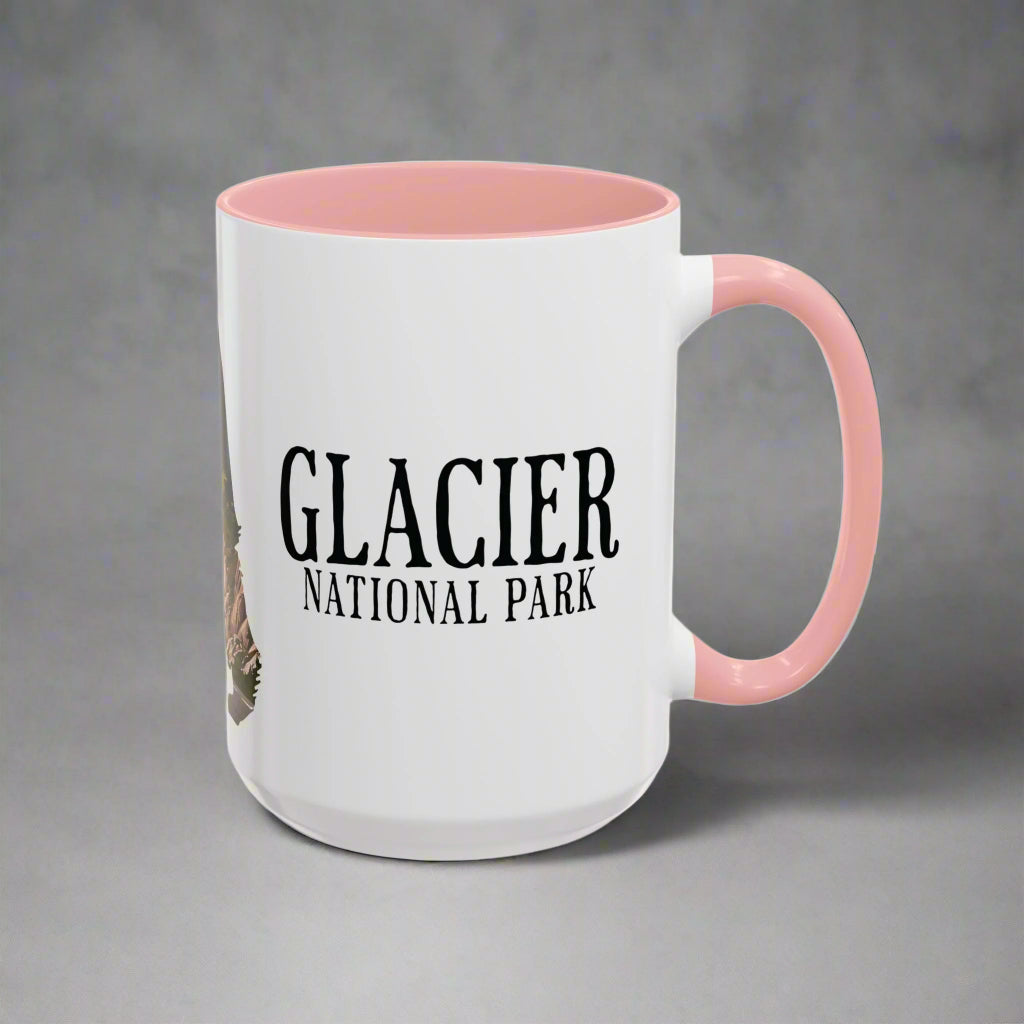 Glacier Bear Colored Mug Mug Printify