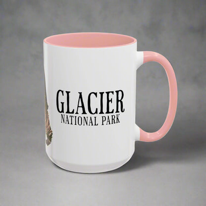 Glacier Bear Colored Mug Mug Printify