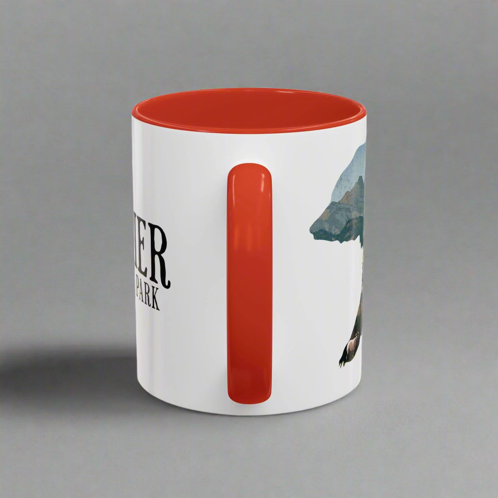 Glacier Bear Colored Mug Mug Printify