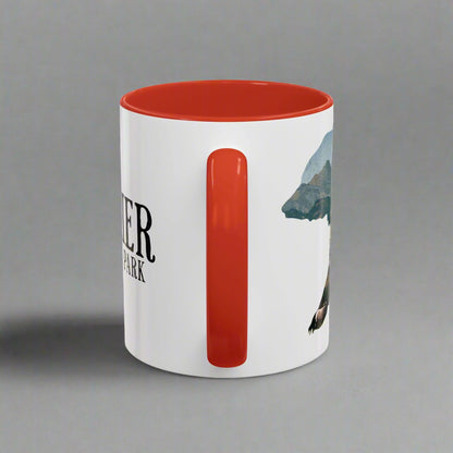 Glacier Bear Colored Mug Mug Printify