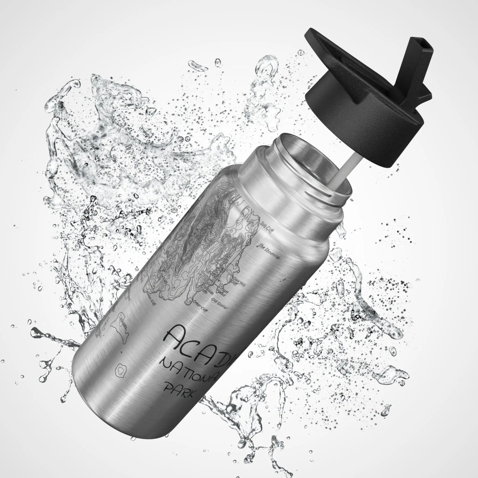 Acadia National Park Water Bottle Tumbler 32oz Mug Printify