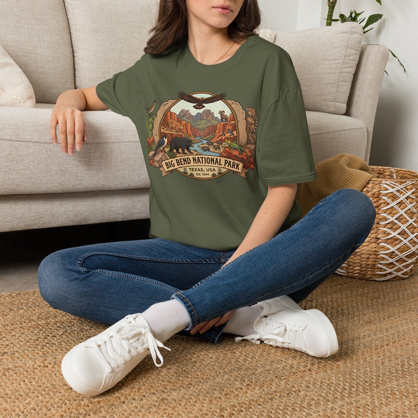 Big Bend National Park Emblem Graphic T-Shirt