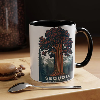 Sequoia National Park Big Tree Coffee Mug Mug Printify