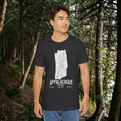 White Blaze Appalachian Trail Unisex T-Shirt Logo Camp Hike Tee - Park Service Apparel