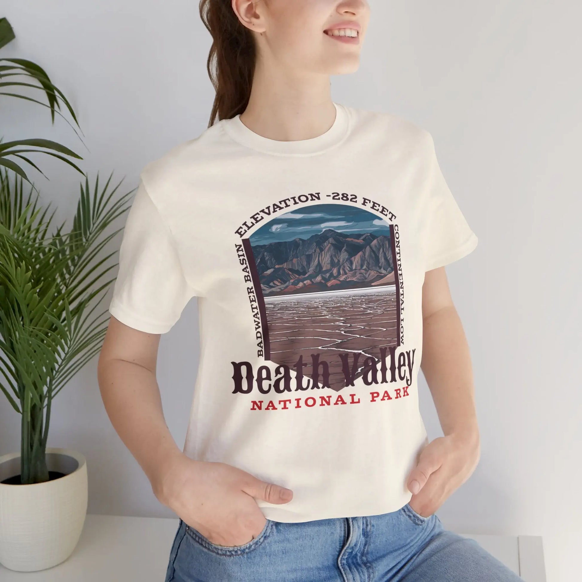 Death Valley National Park Badwater Basin T-shirt T-Shirt Printify